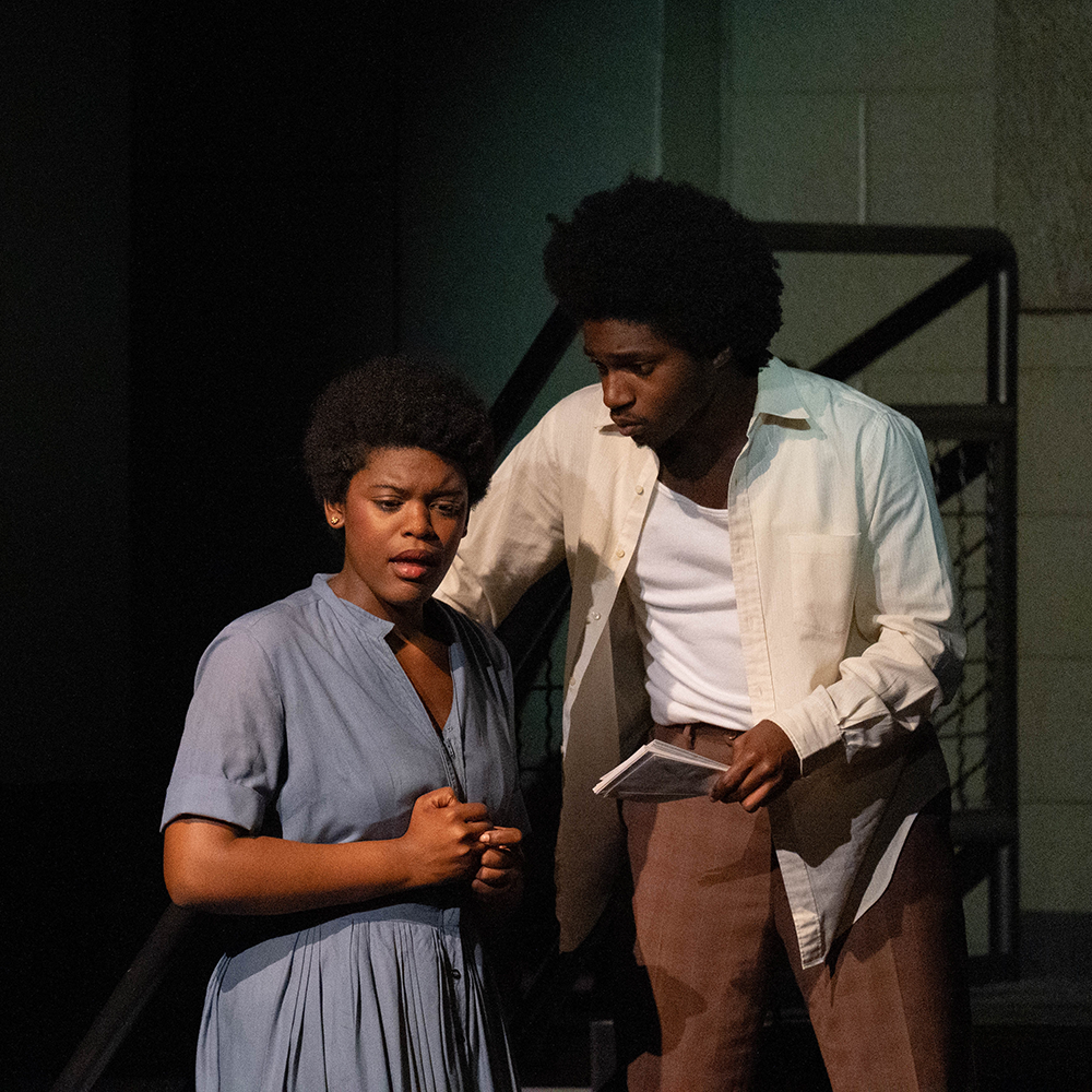 theatre students on stage