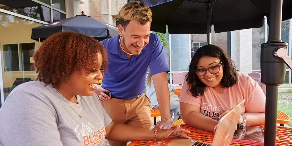 ​​Finance and Banking Students Working​