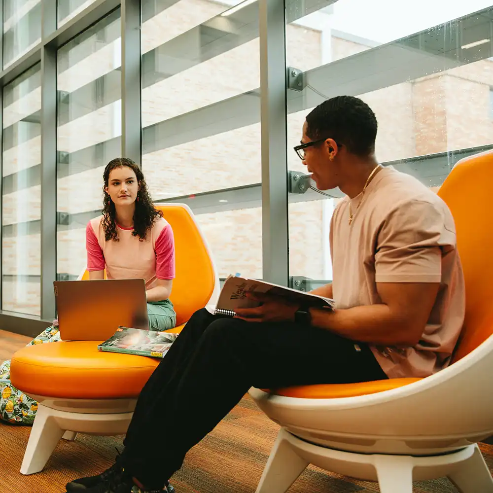 ​​SHSU Students working in the LSC​ 