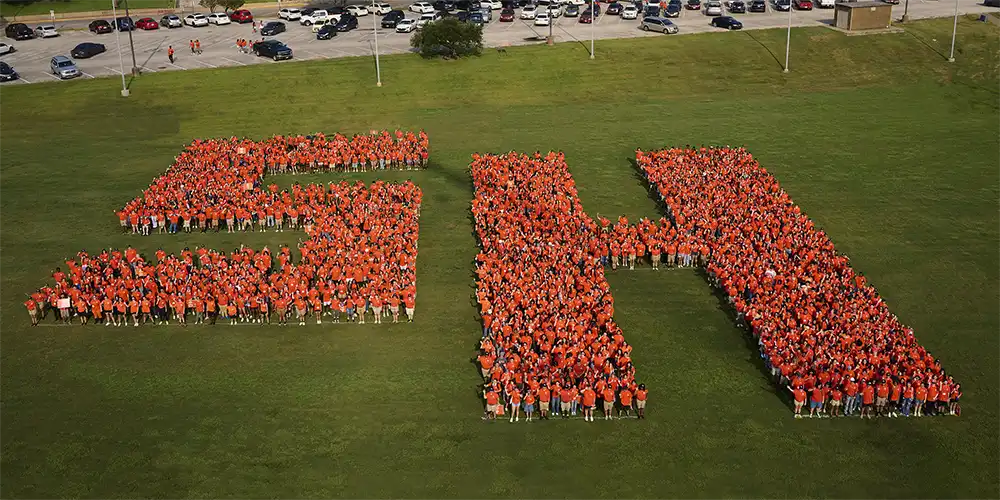 ​​Sam Houston Statue in front of Austin Hall​ 