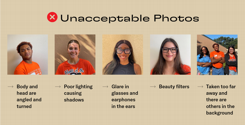 Unacceptable Photos