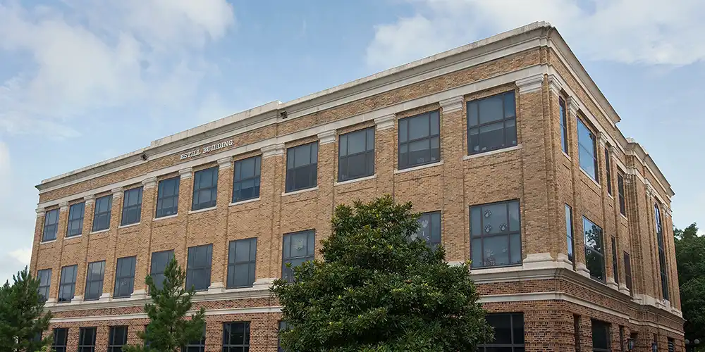   Outside of the Estill Building 