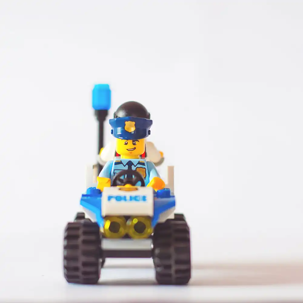 Lego police car
